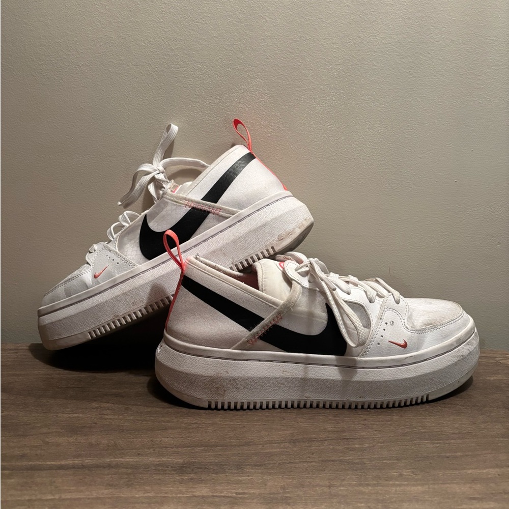 Nike Court Vision Alta TXT ‘White Sea Coral’ Sneaker